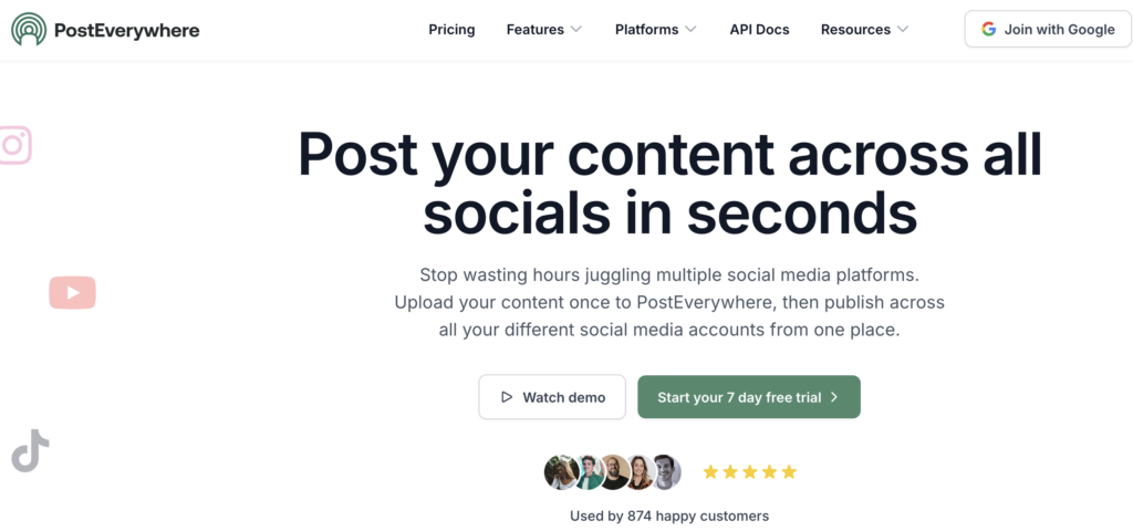 posteverywhere dashboard